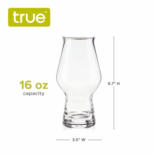 IPA Beer Glasses, Set of 4 by True Perspective: bottom