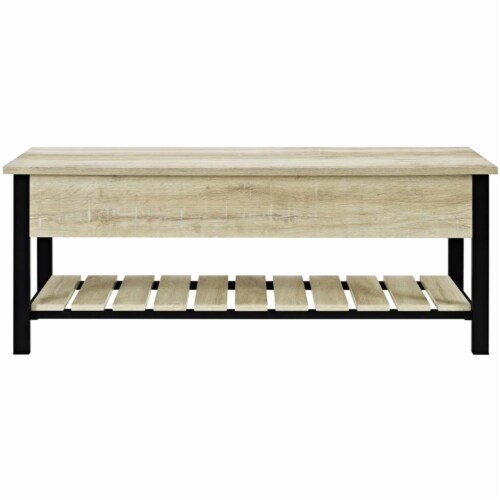 Open top storage shop bench