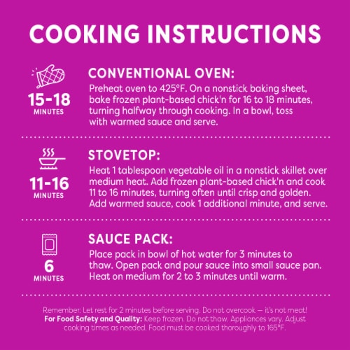 Gardein Plant-Based Mandarin Orange Crispy Chick'n Vegan Frozen Food Perspective: bottom
