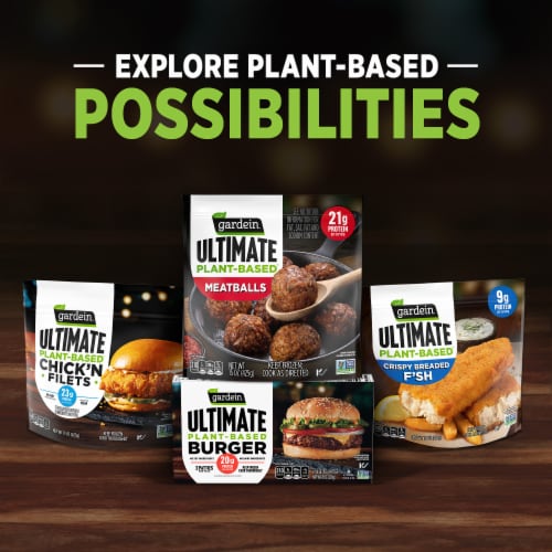 Gardein Ultimate Plant-Based Meatballs Frozen Meatballs Perspective: bottom