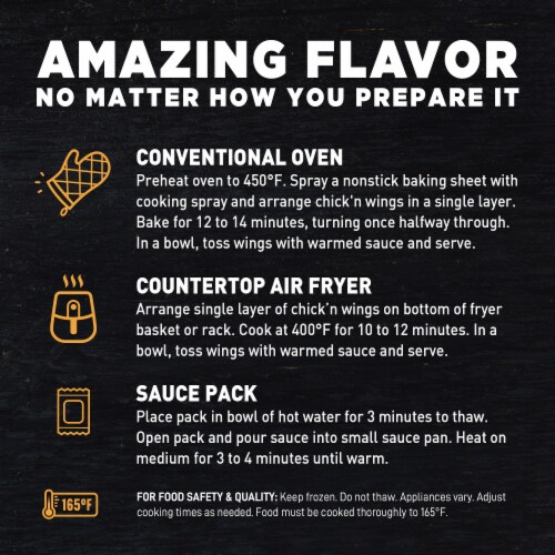 Gardein Ultimate Plant-Based Vegan Bbq Chick'n Wings Perspective: bottom