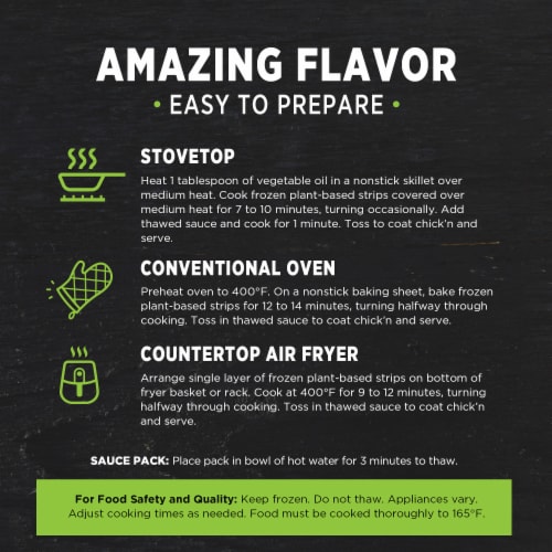 Gardein Ultimate Plant-Based Teriyaki Chick'n Strips Vegan Frozen Food Perspective: bottom