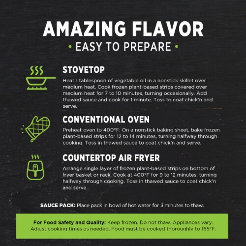 Gardein Ultimate Plant-Based Teriyaki Chick'n Strips Vegan Frozen Food Perspective: bottom