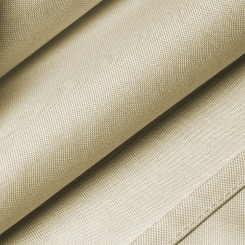 108 Round 10pk Polyester Tablecloths - Beige by Lann's Linens Perspective: bottom