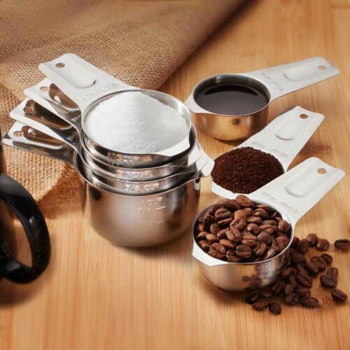 Stainless Steel Dry Measuring Cup Set, 4 Piece