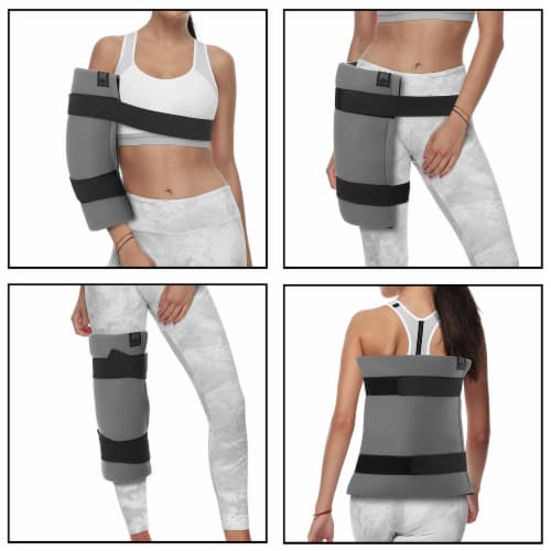 Hot and Cold Therapy 10 x 15 Reusable Gel Ice Compress- Node Fitness Perspective: bottom