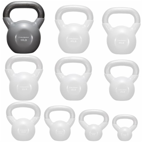 Black Vinyl cast iron kettlebells 06kg