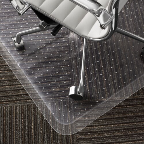 Office Desk Chair Mat for Carpet Floor Low Pile PVC Protection Anti-Slip Floor  Mat Carpeted Chair Mat 