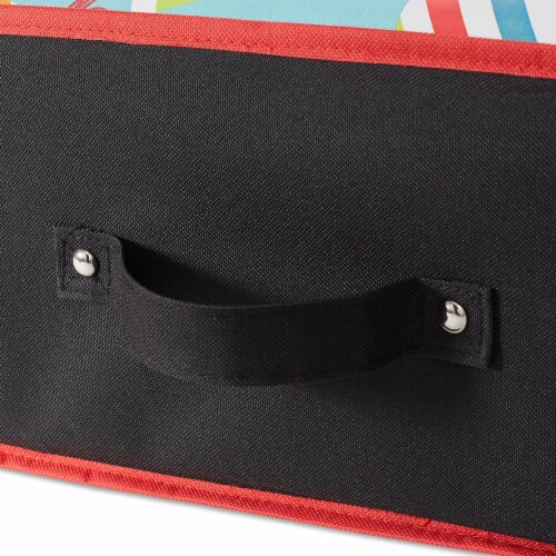 Set of 2 Casafield Wrapping Paper Storage Container Organizer, Black Perspective: bottom