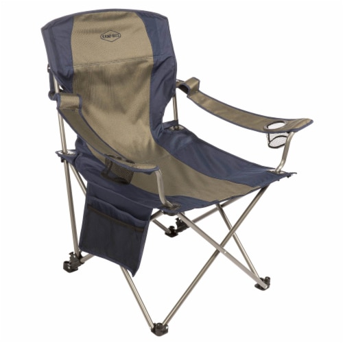 Kamp Rite Outdoor Folding Lounge Chair w Detachable Footrest
