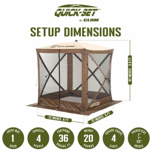 Clam quick cheap set traveler