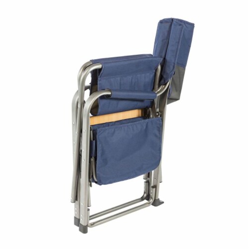 Kamp-Rite Outdoor Camp Folding Directors Chair with Side Table & Cooler (3 Pack) Perspective: bottom