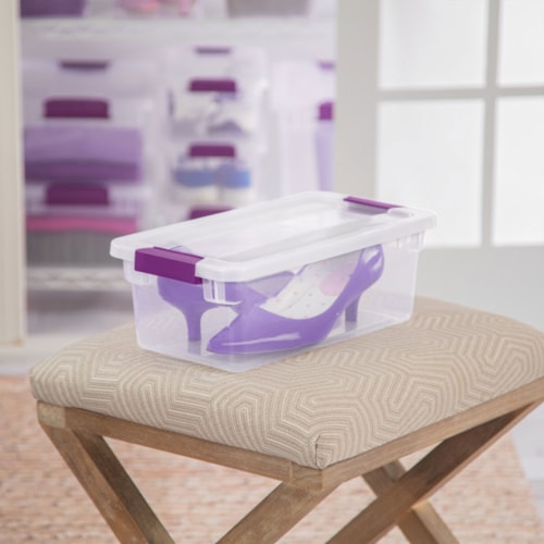 Sterilite 30 Qt Clear Plastic Stackable Storage Bin w/ Grey Latch Lid, 24  Pack, 24pk - Fry's Food Stores