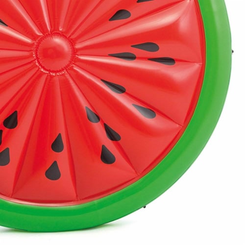 Intex Giant Inflatable 72  Watermelon Island Summer Swimming Pool Float (3 Pack) Perspective: bottom