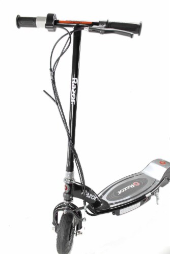 Razor E100 Motorized Rechargeable Kids Electric Toy Scooters, 1 Black & 1 Silver Perspective: bottom