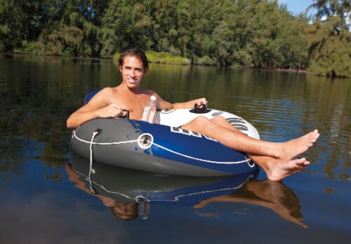 Intex River Run 1 Person Inflatable Floating Tube Lake/Pool/Ocean Raft (10 Pack) Perspective: bottom