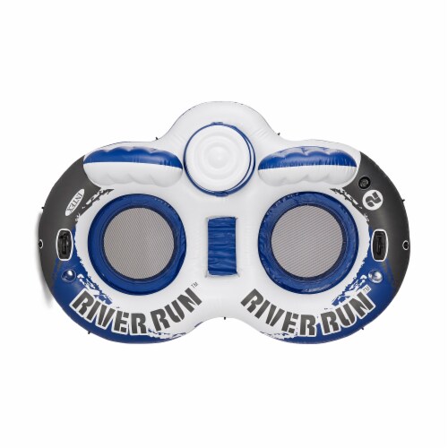 Intex River Run II Inflatable 2 Person Pool Tube Float w/ Cooler (18 Pack) Perspective: bottom