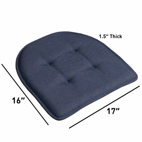 16-in. Square Non-slip Memory Foam Seat Cushions (2 OR 4) - 16 X