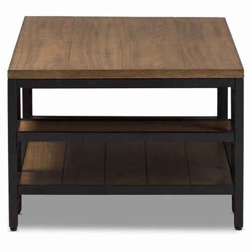 Baxton Studio Caribou Wood and Metal End Table Baxton Studio Caribou Wood and Metal End Table