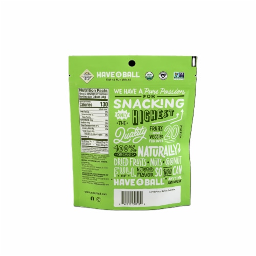 Sunny Fruit Have-A-Ball Organic Apricots & Cacao Nibs & Hazelnut Fruit & Nut Snacks Perspective: bottom