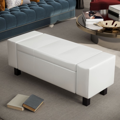 42 Bedroom Ottoman Storage Bench Footstool Organizer Closet
