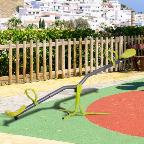 360 Swivel Outdoor/Indoor Kids Spin Seesaw, Playground Teeter Totter, Backyard Perspective: bottom