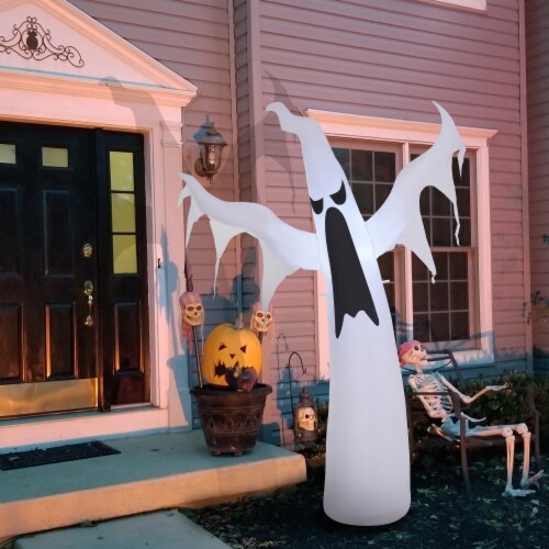 6ft Halloween Inflatable Scary Ghost Yard Outdoor Decorations Led Light Perspective: bottom