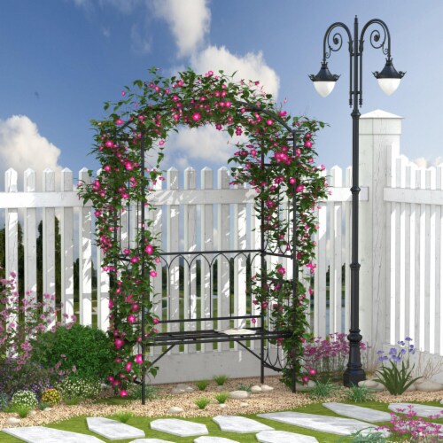 Bench with hotsell arch garden