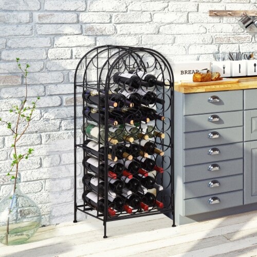 Large metal online wine rack