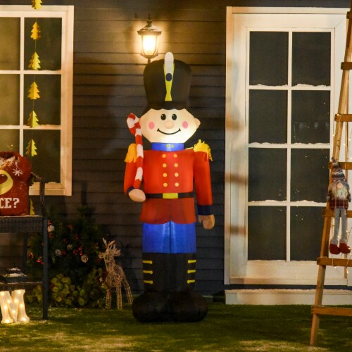 6ft Toy Soldier Nutcracker Christmas Lawn Inflatable Outdoor