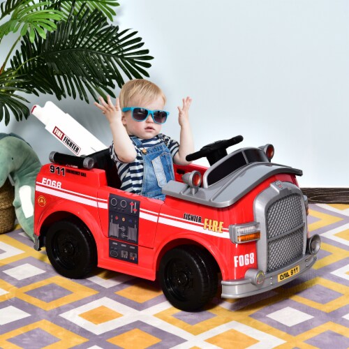 6v fire truck top
