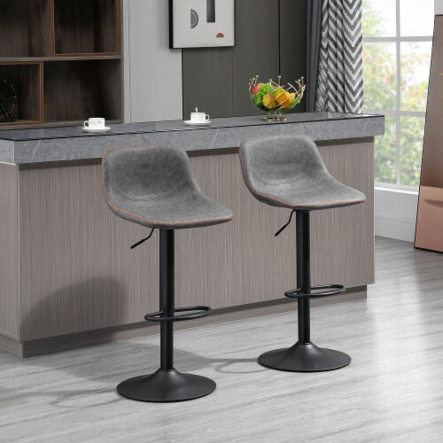 Heavy Metal Base Swivel Counter Height Dining Chairs with 360