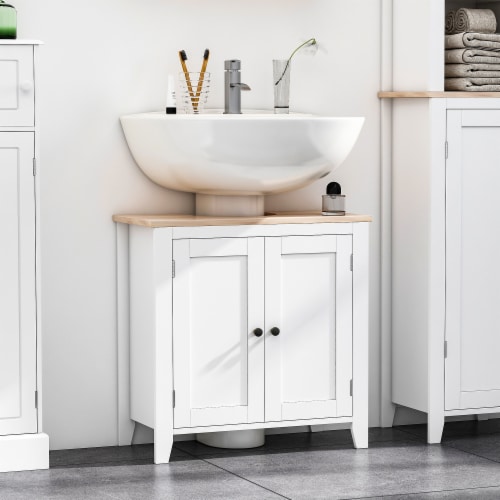 2 Doors Storage Cabinet Under Sink Bathroom Vanity