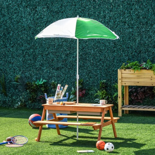 Natural wood kids table clearance