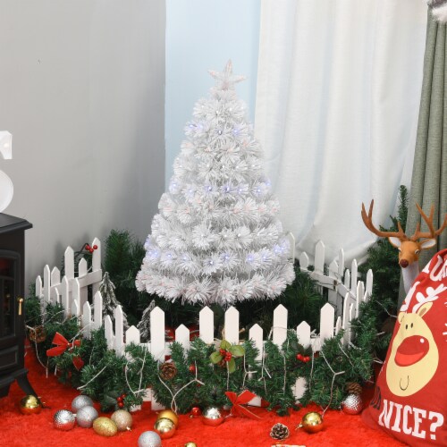 Artificial Christmas Tree 3' Indoor Realistic Holiday Decoration, 90 Tips, White Perspective: bottom