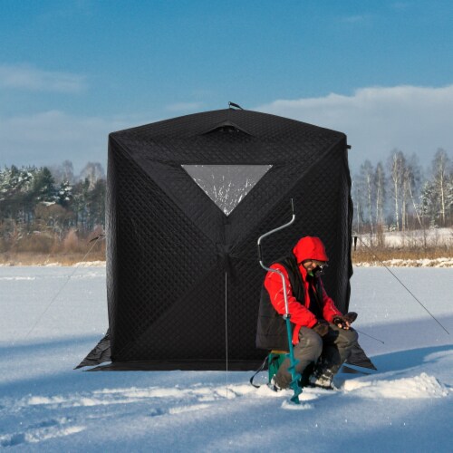 Portable Ice Fishing Tent Shelter with Ventilation Windows & Carry Bag, 1  Unit - Ralphs