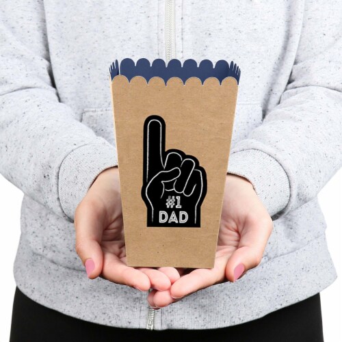 Big Dot of Happiness My Dad is Rad - Father's Day Party Favor Popcorn Treat Boxes - Set of 12 Perspective: bottom