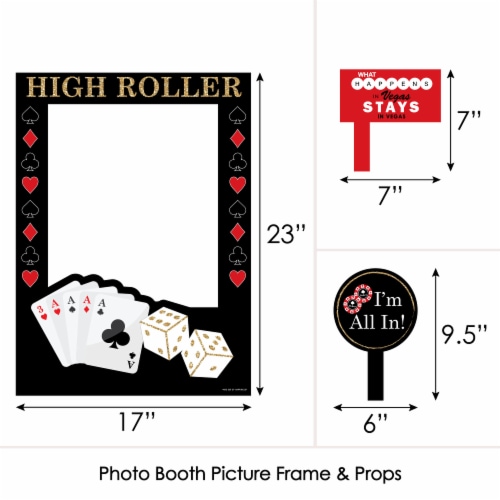 Printable Casino Photo Booth Props