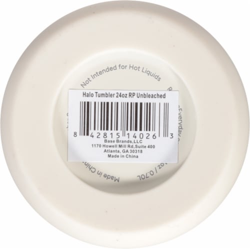 Reduce® Halo Tumbler Unbleached Perspective: bottom