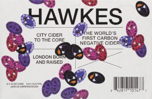 Hawkes Dead & Berried Berry Hard Cider Perspective: bottom