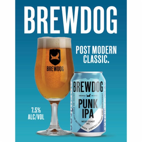 BrewDog Punk IPA West Coast IPA Craft Beer Perspective: bottom