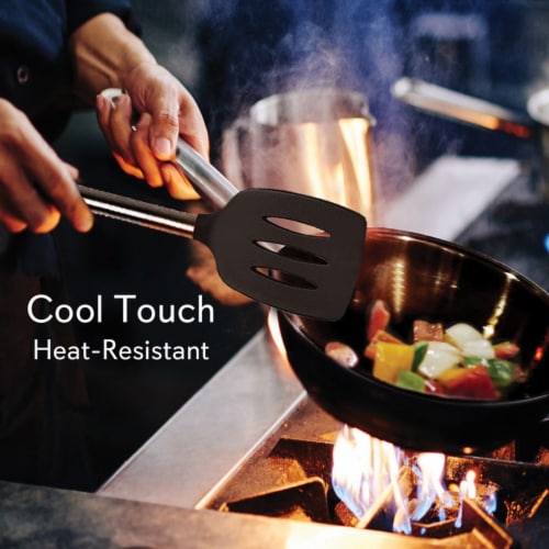 Nutrichef PKSPT15 Non-Stick Spatula & Ladle Set Perspective: bottom