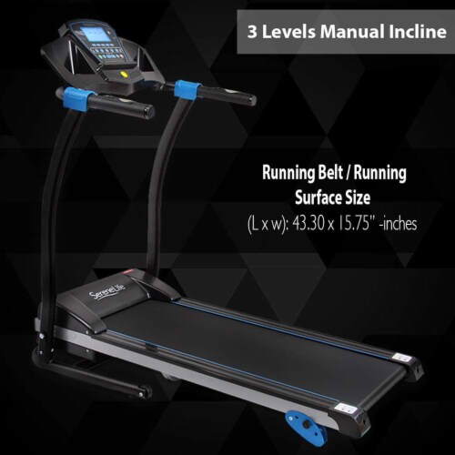 SereneLife SLFTRD25 Home Gym Fitness Equipment Smart Digital