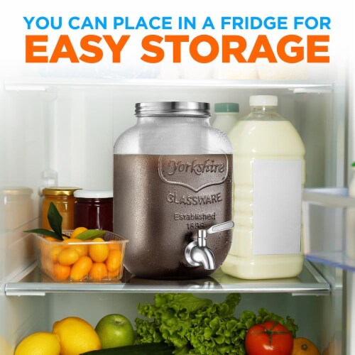 Cold Brew Coffee Maker, 1 Gallon Iced Coffee Maker With Ultra-Fine Mes