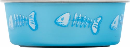 Bella Bowls XS Cat Bowl - Ocean Blue Perspective: bottom