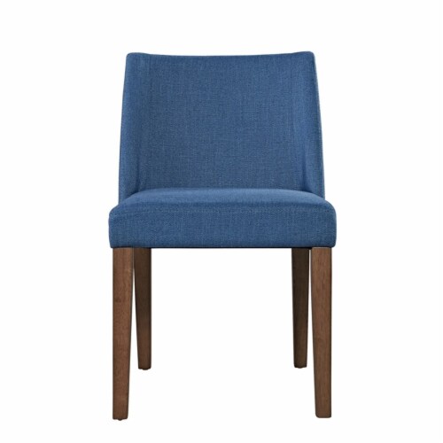 Space Savers Medium Brown Nido Chair - Blue  (RTA)-Set of 2 Perspective: bottom