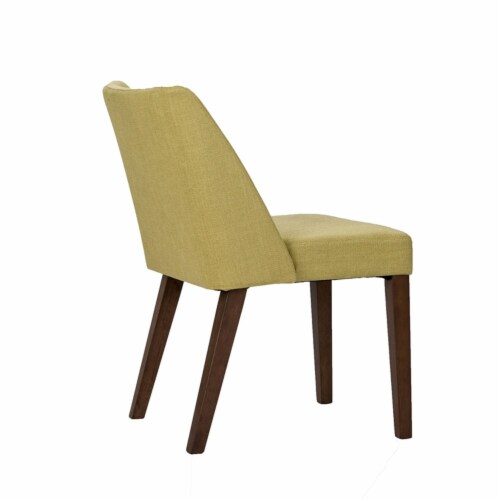 Space Savers Medium Brown Nido Chair - Green  (RTA)-Set of 2 Perspective: bottom