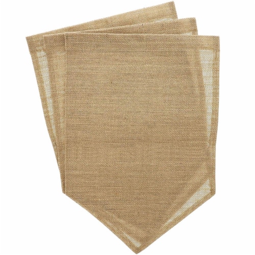 Juvale Blank Burlap Garden Flag (17.7 x 11.8 Inches, 6-Pack) Perspective: bottom