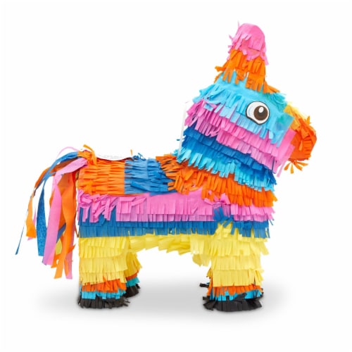 Donkey Pinata for Fiesta, Kids Birthday Party, Cinco De Mayo Decorations,  12.5 x 15 x 4.7 In, PACK - Ralphs