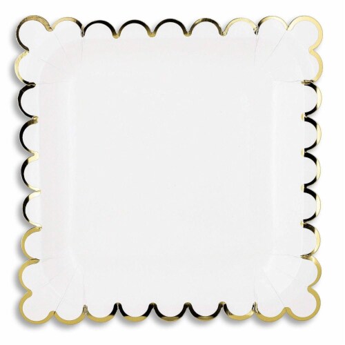 White square paper clearance plates
